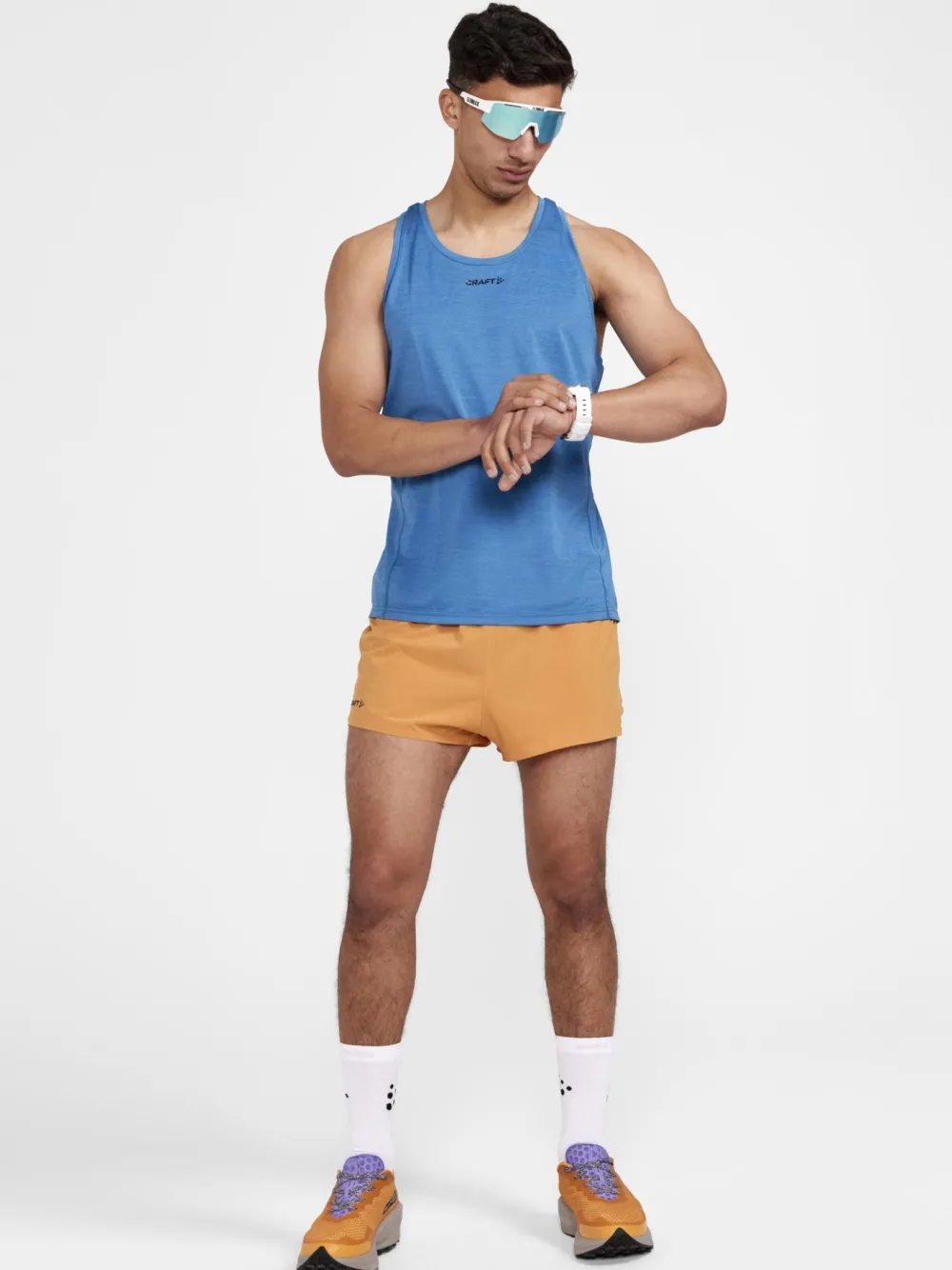 Craft Sportswear MEN'S ADV CHARGE MELANGE TRAINING SINGLET