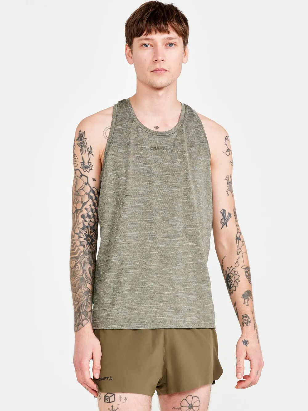Craft Sportswear MEN'S ADV CHARGE MELANGE TRAINING SINGLET