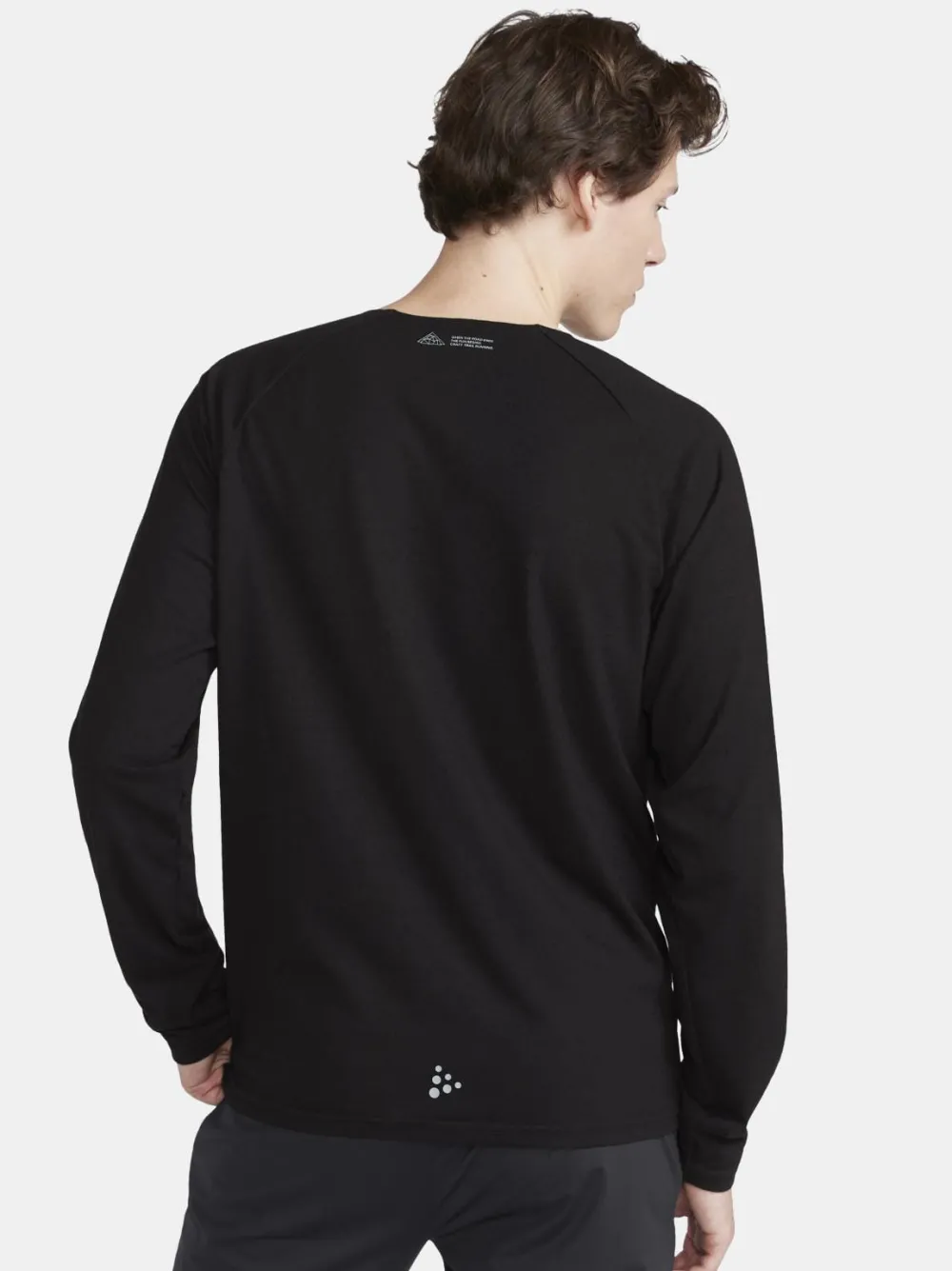 Craft Sportswear Men's ADV Trail Wool Wind Long-Sleeve Tee