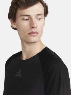 Craft Sportswear Men's ADV Trail Wool Wind Long-Sleeve Tee