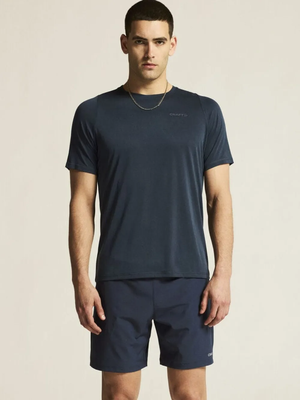 Craft Sportswear Men's Collective Bi-Blend SS Tee - Blaze